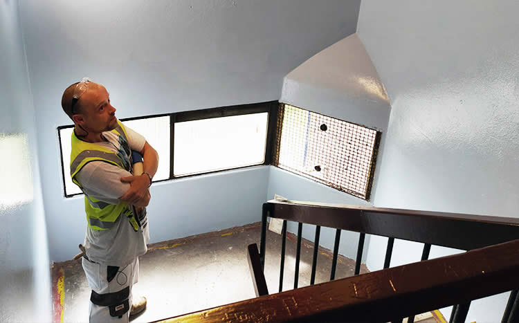 photo showing work completed for eastend homes london