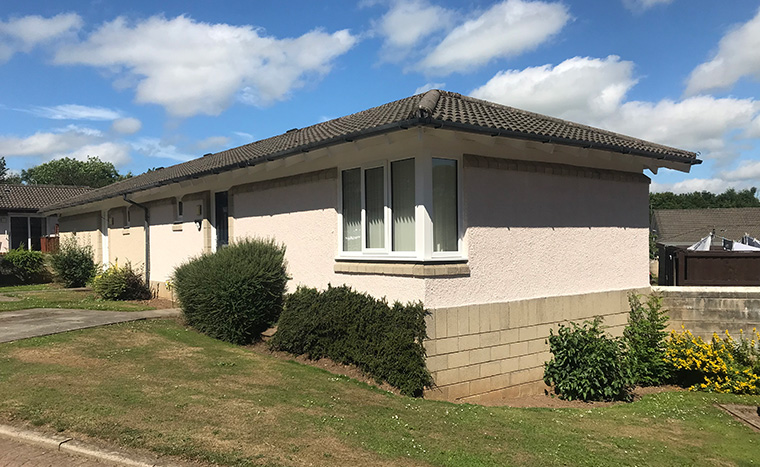 photo of work carried out for irvine housing