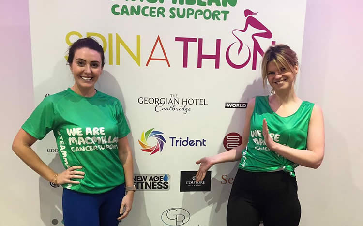 photo fo trident team members raising money for charities