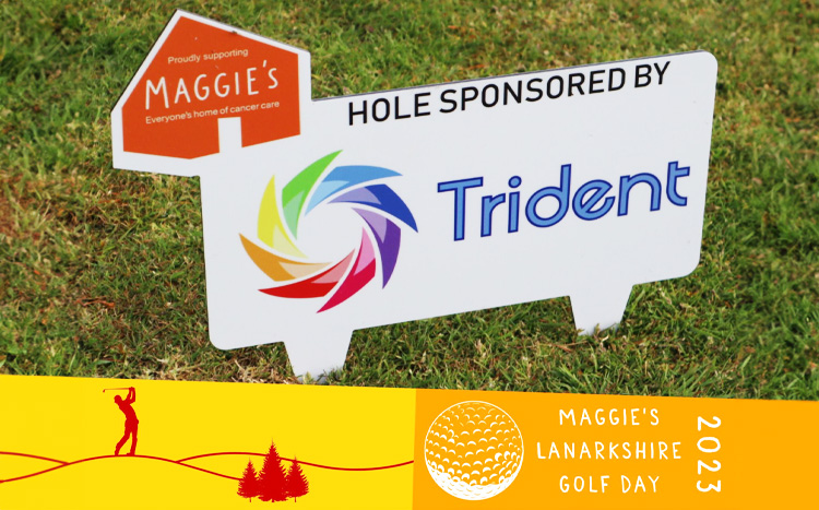 Photo of Maggie's Lanarkshire Golf Day 2023, which Trident sponsored.